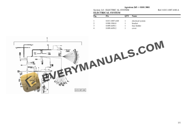 Deutz-Fahr Agrotron 265 (8101 3001) Tractor Parts Catalog PDF 7 Deutz-Fahr Agrotron 265 (8101 3001) Tractor Parts Catalog PDF - Image 5