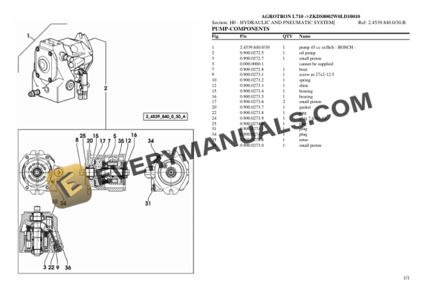 Deutz-Fahr AGROTRON L710 (ZKDS8002W0LD10010) Tractor Parts Catalog PDF 6 Deutz-Fahr AGROTRON L710 (ZKDS8002W0LD10010) Tractor Parts Catalog PDF - Image 4