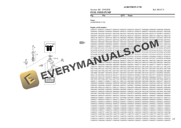 Deutz-Fahr AGROTRON L730 Tractor Parts Catalog PDF 4 Deutz-Fahr AGROTRON L730 Tractor Parts Catalog PDF - Image 2