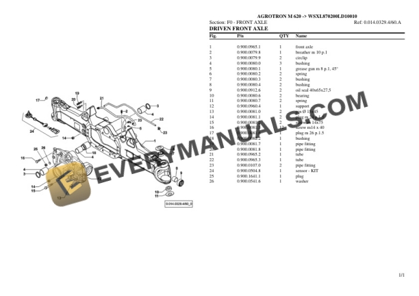 Deutz-Fahr AGROTRON M 620 (WSXL870200LD10010) Tractor Parts Catalog PDF 4 Deutz-Fahr AGROTRON M 620 (WSXL870200LD10010) Tractor Parts Catalog PDF - Image 2