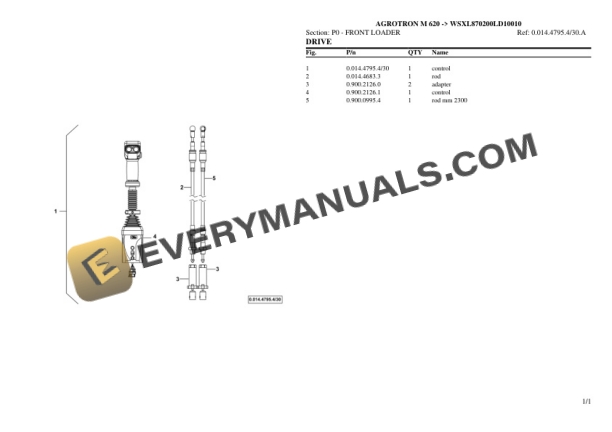 Deutz-Fahr AGROTRON M 620 (WSXL870200LD10010) Tractor Parts Catalog PDF 7 Deutz-Fahr AGROTRON M 620 (WSXL870200LD10010) Tractor Parts Catalog PDF - Image 5