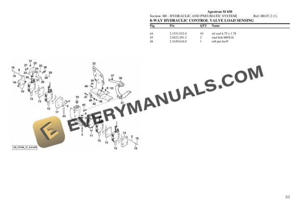 Deutz-Fahr Agrotron M 650 Tractor Parts Catalog PDF 6 Deutz-Fahr Agrotron M 650 Tractor Parts Catalog PDF - Image 4