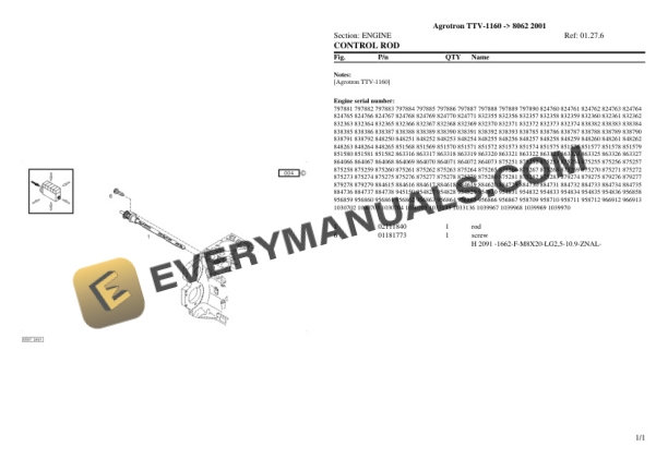 Deutz-Fahr Agrotron TTV-1160 (8062 2001) Tractor Parts Catalog PDF 4 Deutz-Fahr Agrotron TTV-1160 (8062 2001) Tractor Parts Catalog PDF - Image 2