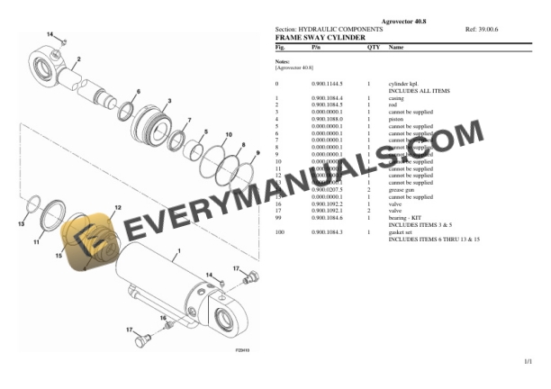 Deutz-Fahr Agrovector 40.8 Tractor Parts Catalog PDF-5