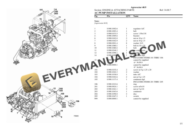 Deutz-Fahr Agrovector 40.9 Tractor Parts Catalog PDF-3