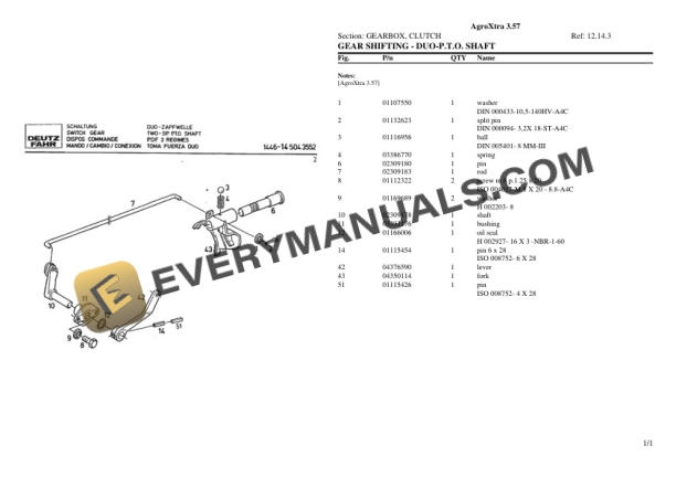 Deutz-Fahr AgroXtra 3.57 Tractor Parts Catalog PDF 5 Deutz-Fahr AgroXtra 3.57 Tractor Parts Catalog PDF - Image 3