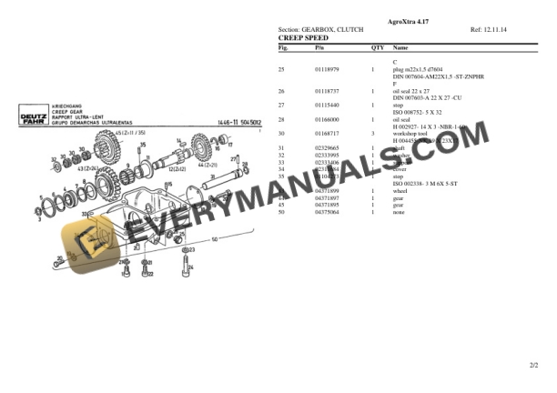 Deutz-Fahr AgroXtra 4.17 Tractor Parts Catalog PDF 5 Deutz-Fahr AgroXtra 4.17 Tractor Parts Catalog PDF - Image 3