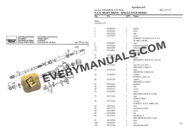 Deutz-Fahr AgroXtra 4.47 Tractor Parts Catalog PDF 5 Deutz-Fahr AgroXtra 4.47 Tractor Parts Catalog PDF - Image 3