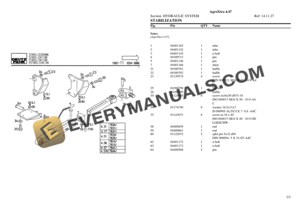 Deutz-Fahr AgroXtra 4.47 Tractor Parts Catalog PDF 6 Deutz-Fahr AgroXtra 4.47 Tractor Parts Catalog PDF - Image 4