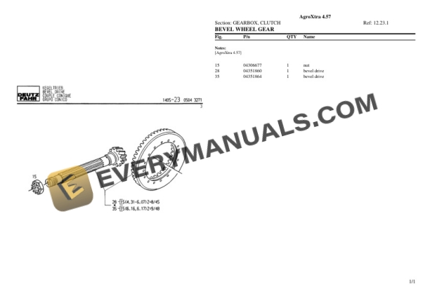 Deutz-Fahr AgroXtra 4.57 Tractor Parts Catalog PDF 5 Deutz-Fahr AgroXtra 4.57 Tractor Parts Catalog PDF - Image 3