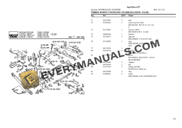 Deutz-Fahr AgroXtra 4.57 Tractor Parts Catalog PDF 6 Deutz-Fahr AgroXtra 4.57 Tractor Parts Catalog PDF - Image 4