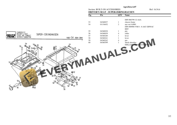 Deutz-Fahr AgroXtra 6.07 Tractor Parts Catalog PDF 7 Deutz-Fahr AgroXtra 6.07 Tractor Parts Catalog PDF - Image 5