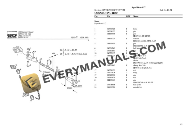 Deutz-Fahr AgroXtra 6.17 Tractor Parts Catalog PDF 6 Deutz-Fahr AgroXtra 6.17 Tractor Parts Catalog PDF - Image 4
