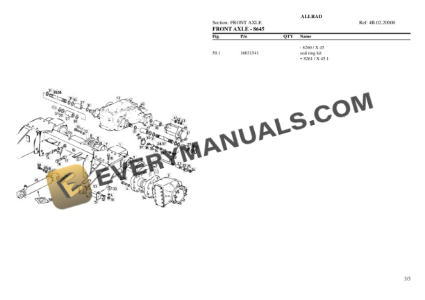 Deutz-Fahr ALLRAD Tractor Parts Catalog PDF-2