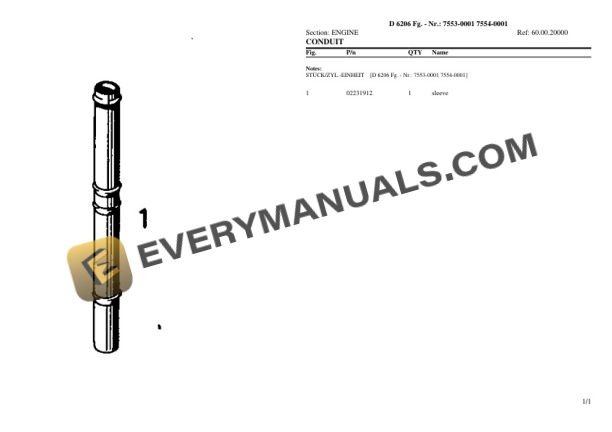 Deutz-Fahr D 6206 (7553-0001 7554-0001) Tractor Parts Catalog PDF-2