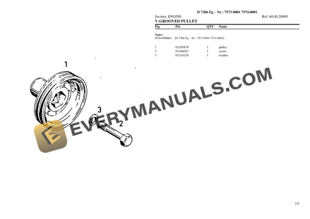 Deutz-Fahr D 7206 (7573-0001 7574-0001) Tractor Parts Catalog PDF-2