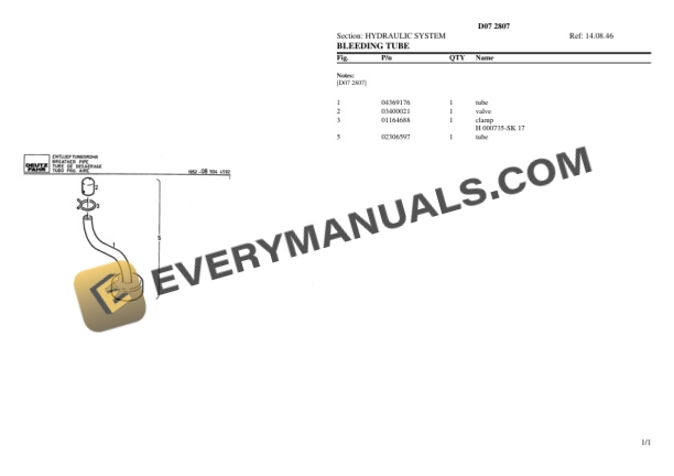 Deutz-Fahr D07 2807 Tractor Parts Catalog PDF-4