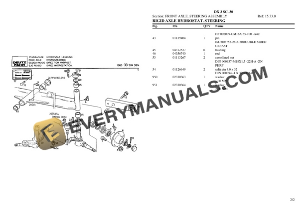 Deutz-Fahr DX 3 SC .30 Tractor Parts Catalog PDF 6 Deutz-Fahr DX 3 SC .30 Tractor Parts Catalog PDF - Image 4