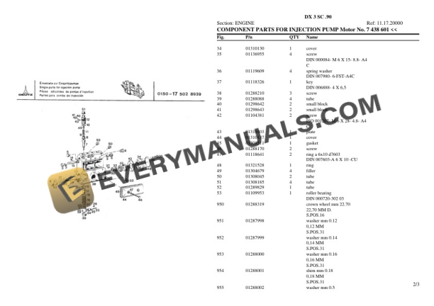 Deutz-Fahr DX 3 SC .90 Tractor Parts Catalog PDF 4 Deutz-Fahr DX 3 SC .90 Tractor Parts Catalog PDF - Image 2