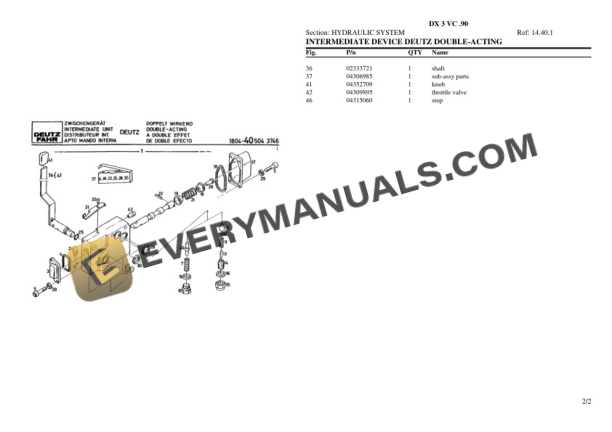 Deutz-Fahr DX 3 VC .90 Tractor Parts Catalog PDF 6 Deutz-Fahr DX 3 VC .90 Tractor Parts Catalog PDF - Image 4