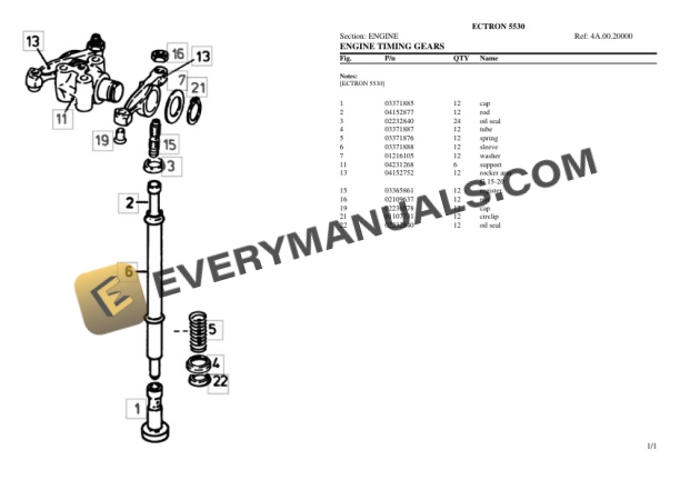 Deutz-Fahr ECTRON 5530 Tractor Parts Catalog PDF 4 Deutz-Fahr ECTRON 5530 Tractor Parts Catalog PDF - Image 2