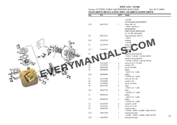 Deutz-Fahr HMW 1130 (027408) Tractor Parts Catalog PDF 5 Deutz-Fahr HMW 1130 (027408) Tractor Parts Catalog PDF-3