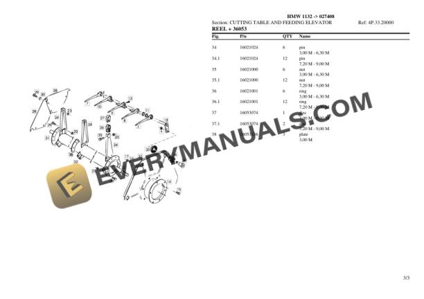 Deutz-Fahr HMW 1132 (027408) Tractor Parts Catalog PDF-5