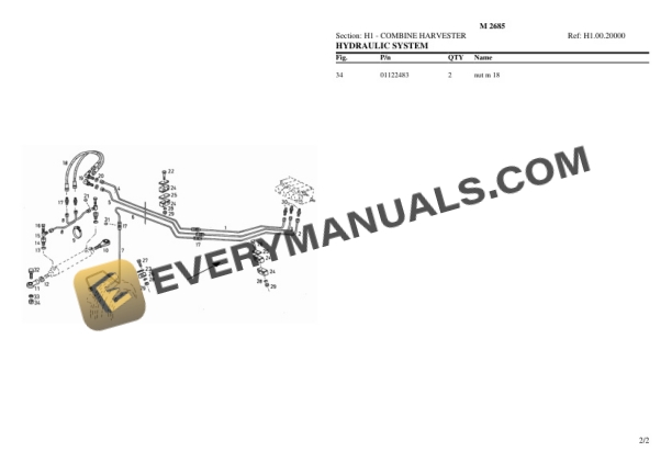 Deutz-Fahr M 2685 Tractor Parts Catalog PDF-4