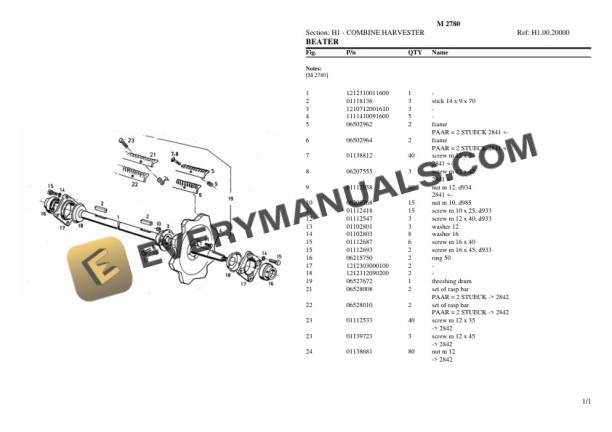Deutz-Fahr M 2780 Tractor Parts Catalog PDF-3