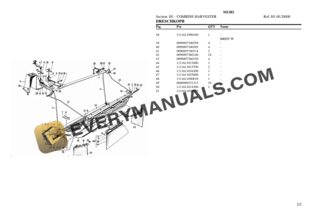 Deutz-Fahr M1202 Tractor Parts Catalog PDF-2