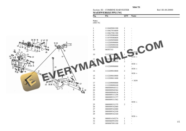 Deutz-Fahr M66 TS Tractor Parts Catalog PDF 4 Deutz-Fahr M66 TS Tractor Parts Catalog PDF-2
