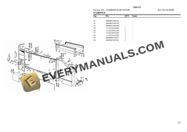 Deutz-Fahr M66 TS Tractor Parts Catalog PDF 5 Deutz-Fahr M66 TS Tractor Parts Catalog PDF-3