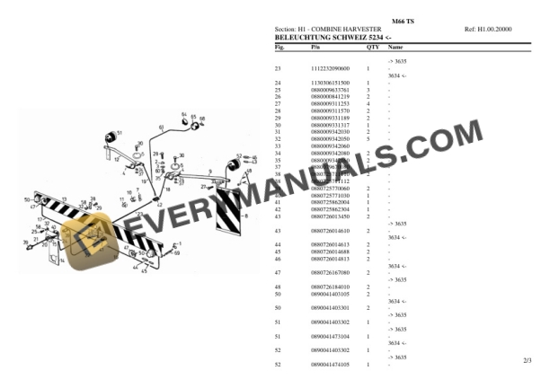 Deutz-Fahr M66 TS Tractor Parts Catalog PDF 6 Deutz-Fahr M66 TS Tractor Parts Catalog PDF-4