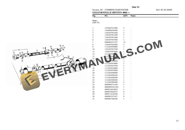 Deutz-Fahr M66 TS Tractor Parts Catalog PDF 7 Deutz-Fahr M66 TS Tractor Parts Catalog PDF-5