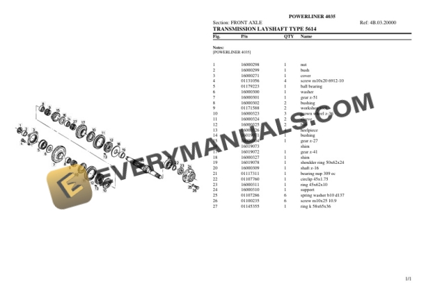 Deutz-Fahr POWERLINER 4035 Tractor Parts Catalog PDF 5 Deutz-Fahr POWERLINER 4035 Tractor Parts Catalog PDF - Image 3
