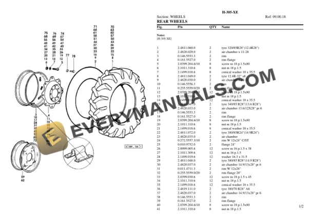 Hurlimann H-305-XE Tractor Parts Catalog PDF 7 Hurlimann H-305-XE Tractor Parts Catalog PDF-5