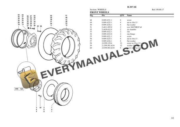 Hurlimann H-307-XE Tractor Parts Catalog PDF-5
