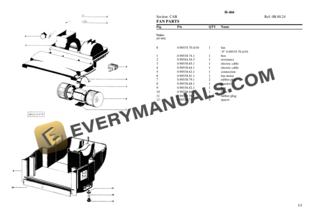 Hurlimann H-466 Tractor Parts Catalog PDF-5