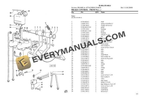 Hurlimann H-466.4 H-468.4 Tractor Parts Catalog PDF-4