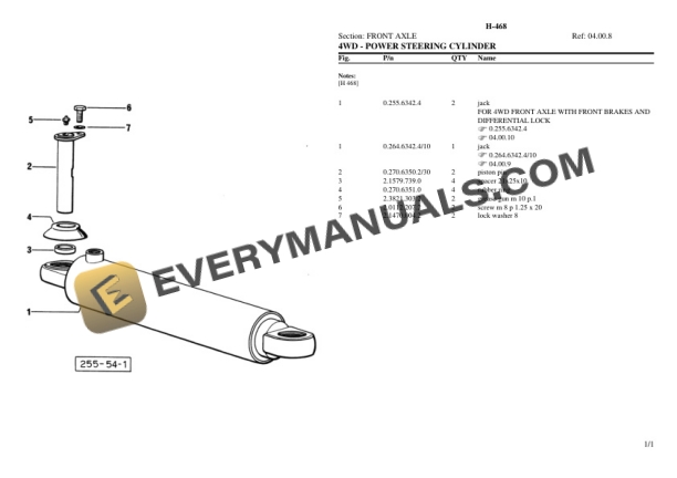Hurlimann H-468 Tractor Parts Catalog PDF 5 Hurlimann H-468 Tractor Parts Catalog PDF-3