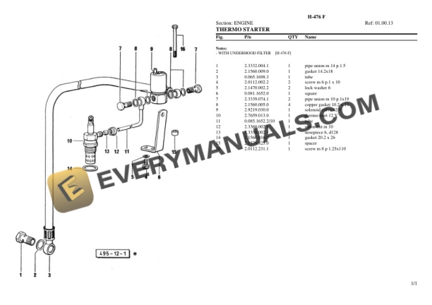 Hurlimann H-476 F Tractor Parts Catalog PDF-2