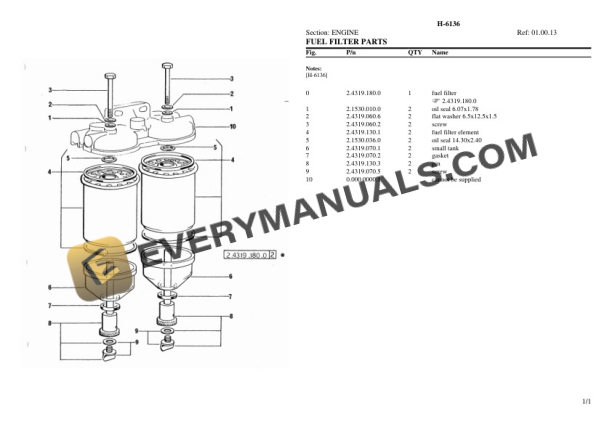 Hurlimann H-6136 Tractor Parts Catalog PDF 4 Hurlimann H-6136 Tractor Parts Catalog PDF-2