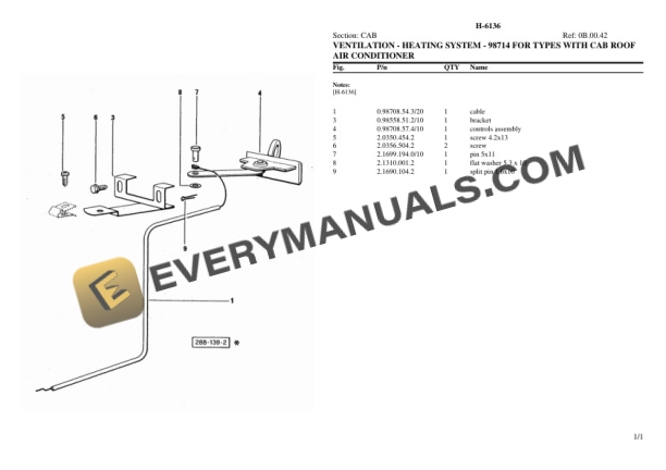 Hurlimann H-6136 Tractor Parts Catalog PDF 7 Hurlimann H-6136 Tractor Parts Catalog PDF-5
