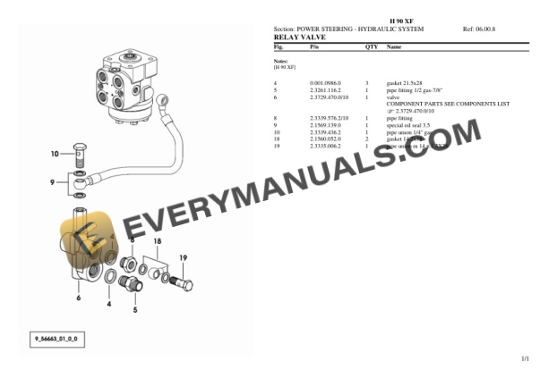Hurlimann H 90 XF Tractor Parts Catalog PDF 5 Hurlimann H 90 XF Tractor Parts Catalog PDF - Image 3