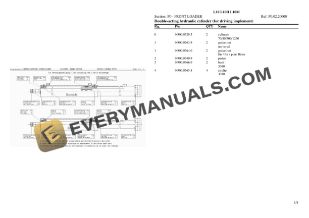 Hurlimann L10 L10H L10M Tractor Parts Catalog PDF-5
