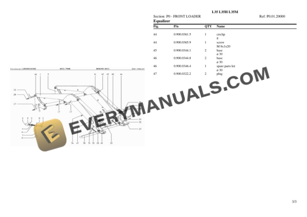 Hurlimann L35 L35H L35M Tractor Parts Catalog PDF-2