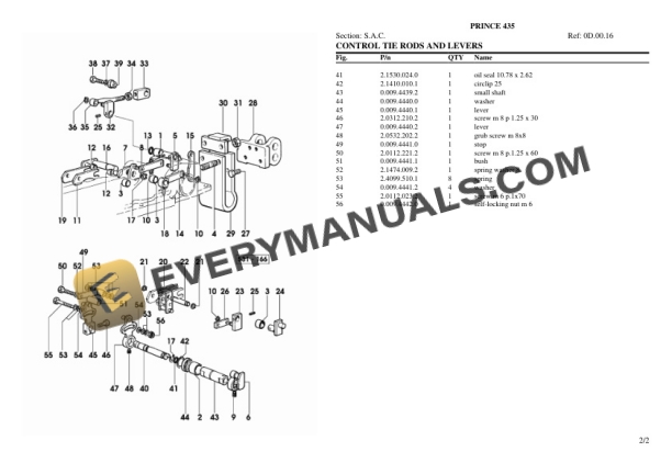 Hurlimann PRINCE 435 Tractor Parts Catalog PDF 7 Hurlimann PRINCE 435 Tractor Parts Catalog PDF - Image 5