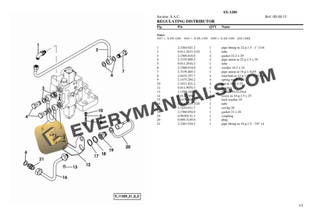 Hurlimann SX-1200 Tractor Parts Catalog PDF 7 Hurlimann SX-1200 Tractor Parts Catalog PDF - Image 5