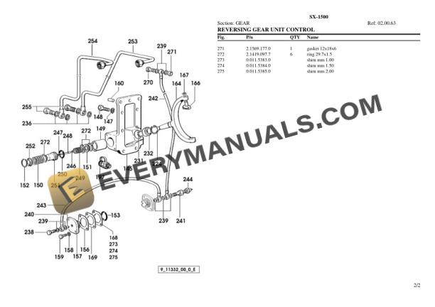 Hurlimann SX-1500 Tractor Parts Catalog PDF 4 Hurlimann SX-1500 Tractor Parts Catalog PDF - Image 2