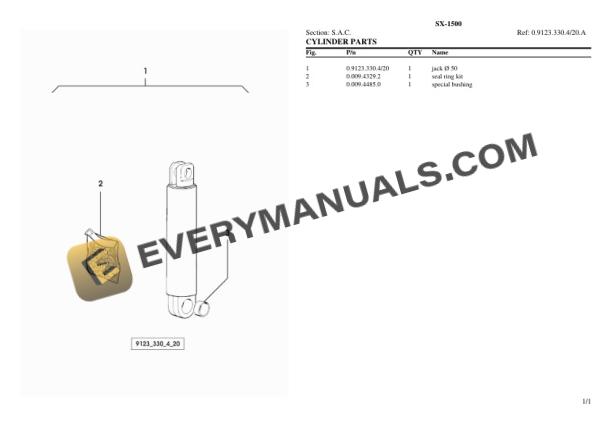 Hurlimann SX-1500 Tractor Parts Catalog PDF 7 Hurlimann SX-1500 Tractor Parts Catalog PDF - Image 5